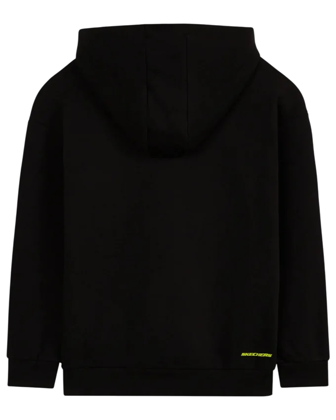 Skechers Heavy Weight Fleece Hoodie Siyah Çocuk Sweatshirt - 8
