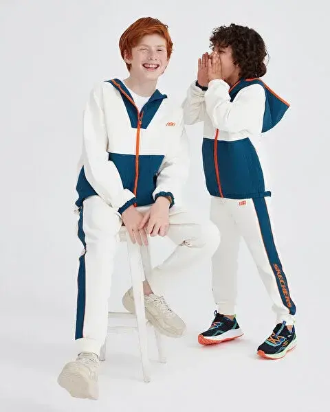 Skechers B Heavy Weight Fleece Jogger Beyaz Çocuk Eşofman Altı - 1