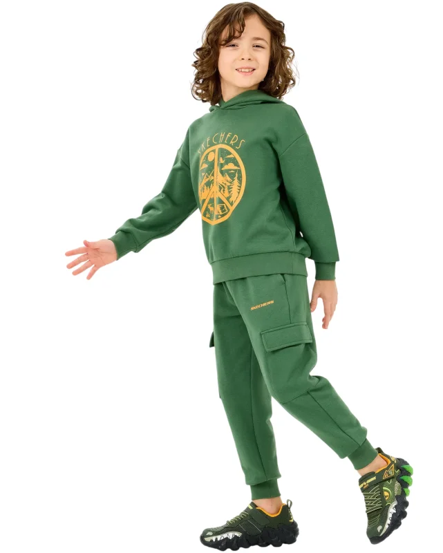 Skechers B Lw Fleece Haki Çocuk Sweatshirt - 3