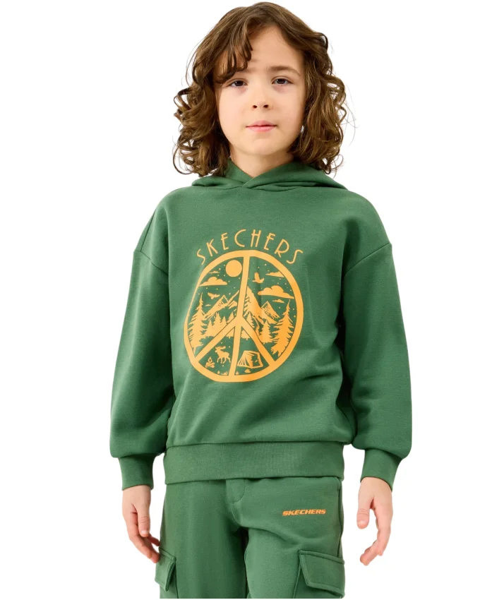 Skechers B Lw Fleece Haki Çocuk Sweatshirt - 1