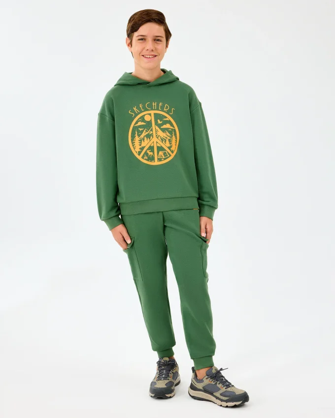 Skechers B Lw Fleece Haki Çocuk Sweatshirt - 2
