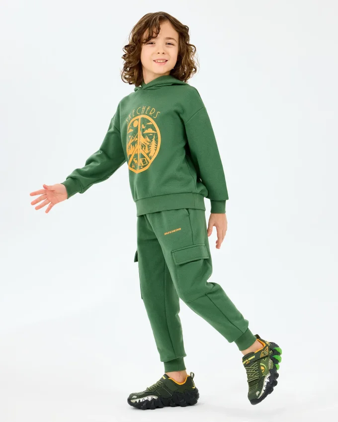 Skechers B Lw Fleece Haki Çocuk Sweatshirt - 3