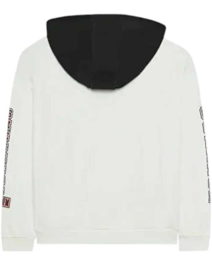 Skechers Fleece Hoodie Beyaz Çocuk Sweatshirt - 3