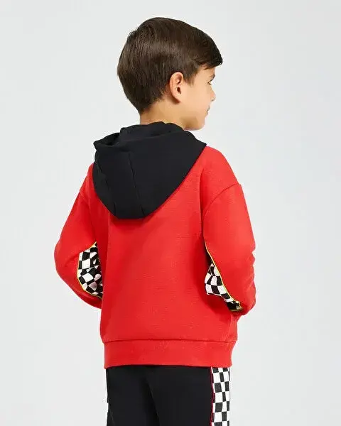Skechers Fleece Hoodie Kırmızı Çocuk Sweatshirt - 3