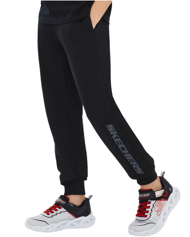 Skechers B LW Fleece Jogger Sweatpant SİYAH Çocuk Eşofman Altı - 2