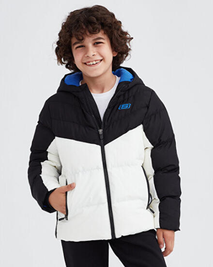 Skechers B Outerwear Padded Jacket BEYAZ Çocuk Mont - 1
