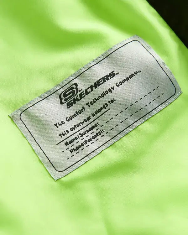 Skechers Outerwear Padded Siyah Çocuk Mont - 8