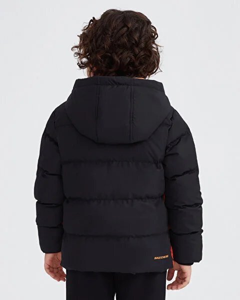 Skechers Outerwear Padded Turuncu Çocuk Mont - 5