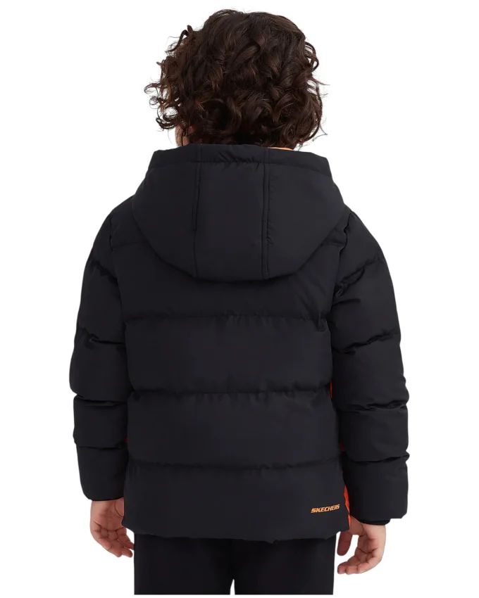 Skechers Outerwear Padded Turuncu Çocuk Mont - 4