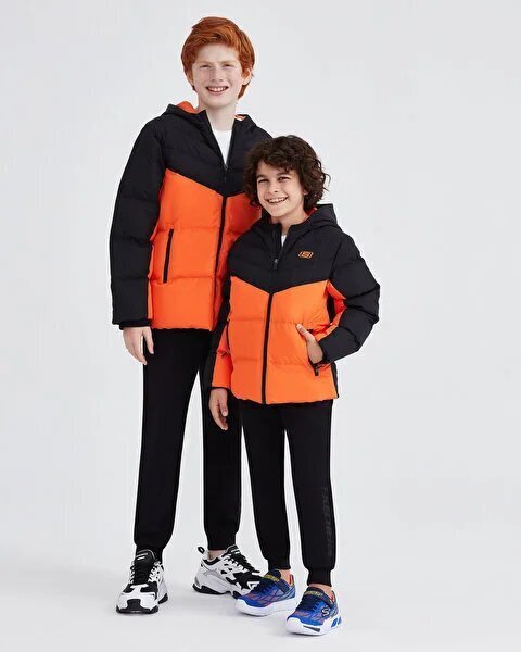 Skechers Outerwear Padded Turuncu Çocuk Mont - Skechers