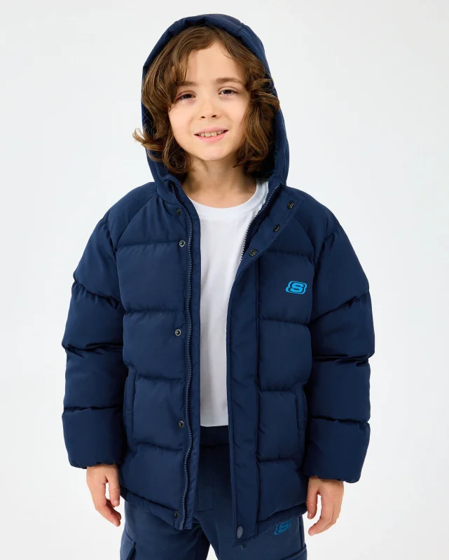 Skechers B Puffer Lacivert Çocuk Mont - 3