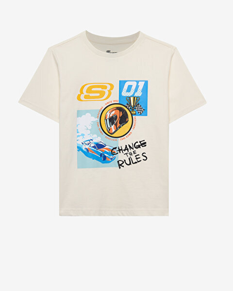 Skechers B Regular Fit Graphic Çocuk Tshirt - 1