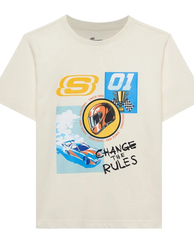 Skechers B Regular Fit Graphic Çocuk Tshirt - 1