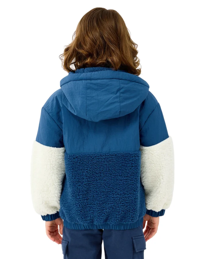 Skechers B Sherpa Jacket Lacivert Çocuk Mont - 4