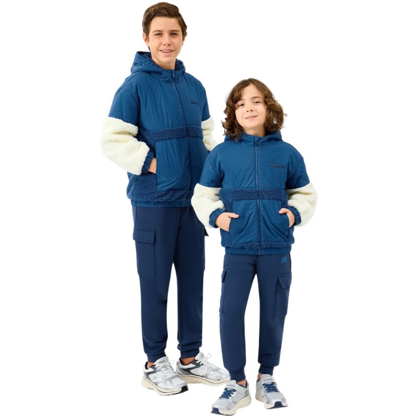 Skechers B Sherpa Jacket Lacivert Çocuk Mont - 1