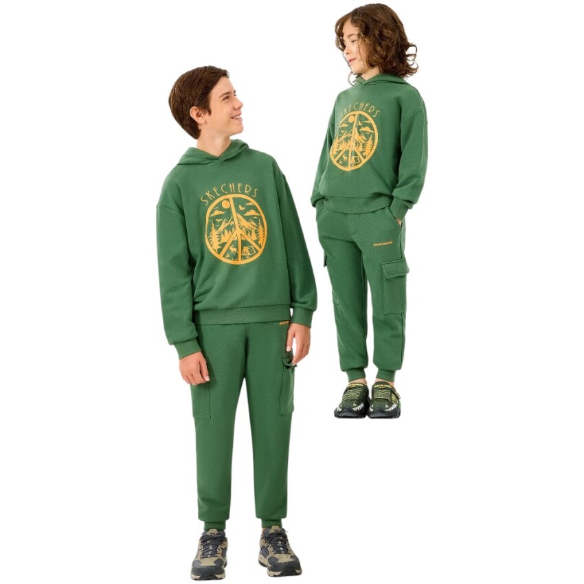 Skechers B Sweatpant Haki Çocuk Eşofman Altı - 1