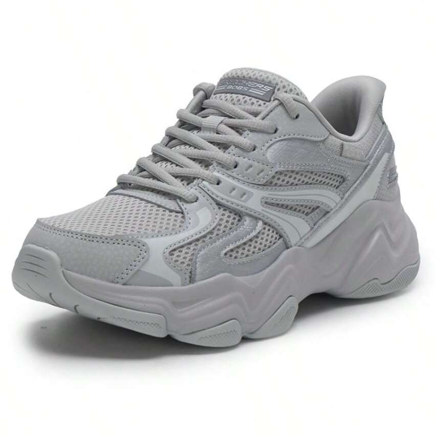 Skechers Bobs Diego Gri Kadın Günlük Ayakkabı - 3