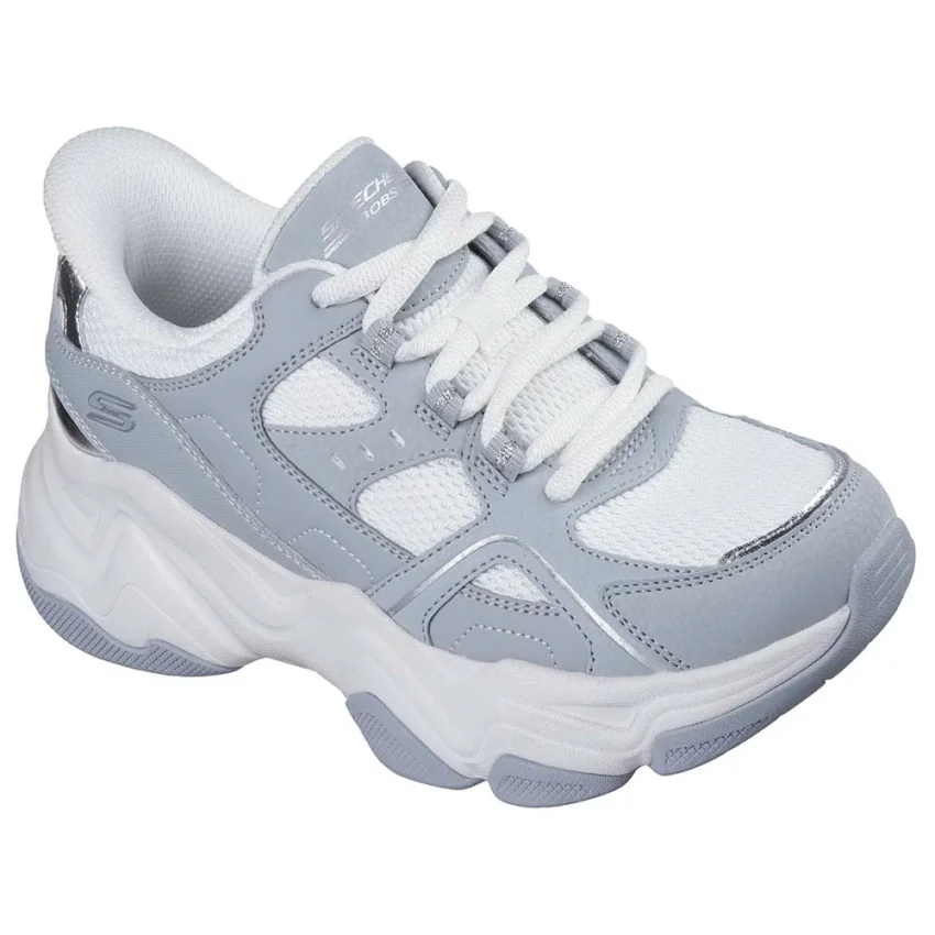 Skechers Bobs Diego Gri Kadın Günlük Ayakkabı - 5