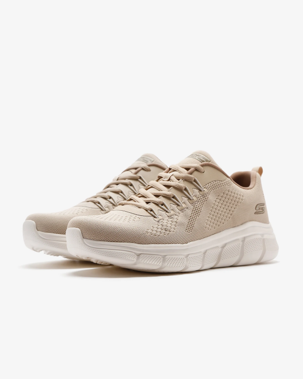 Skechers Bobs Sport B Flex - Electric Cool Bej Erkek Günlük Ayakkabı - 3
