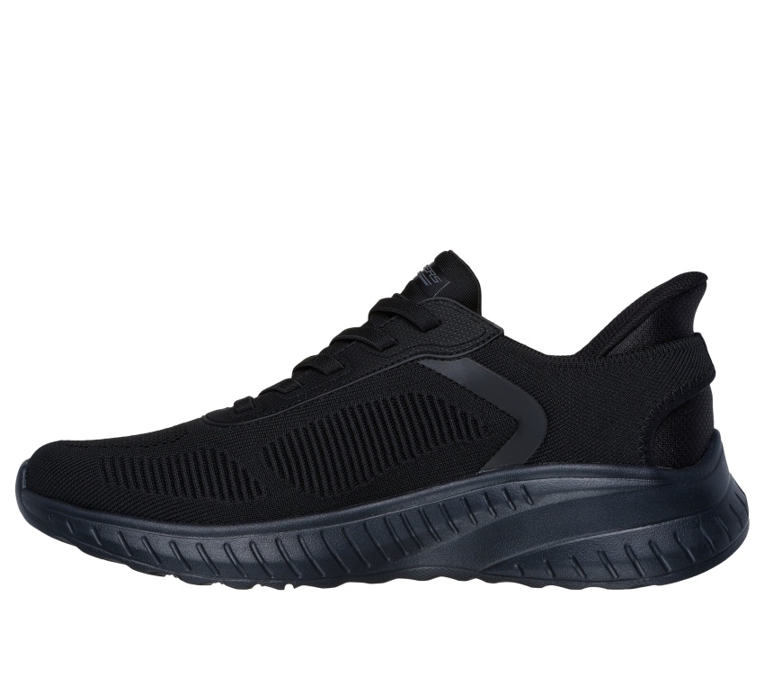 Skechers Bobs Squad Chaos Solid Step Siyah Erkek Günlük Ayakkabı - 2