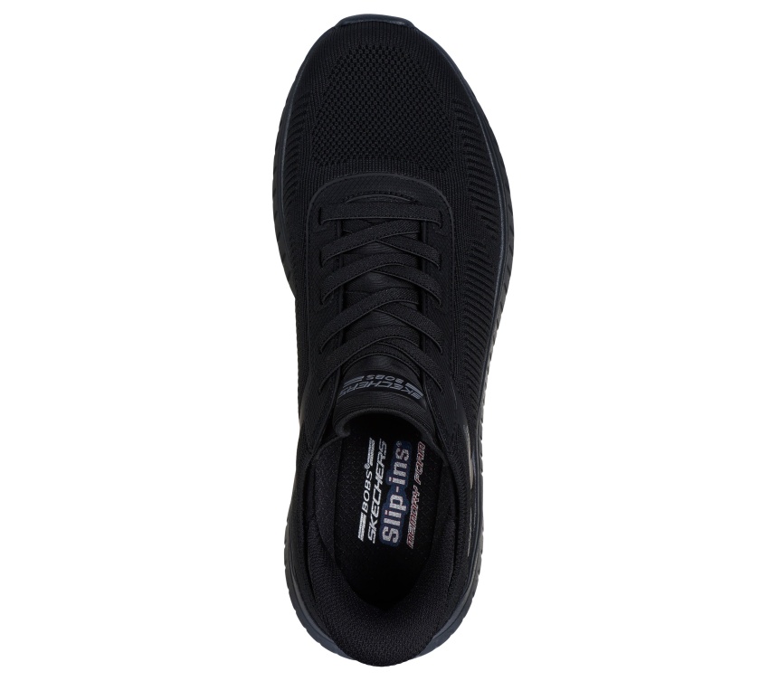 Skechers Bobs Squad Chaos Solid Step Siyah Erkek Günlük Ayakkabı - 3