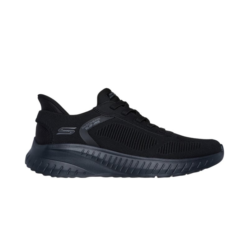 Skechers Bobs Squad Chaos Solid Step Siyah Erkek Günlük Ayakkabı - 1