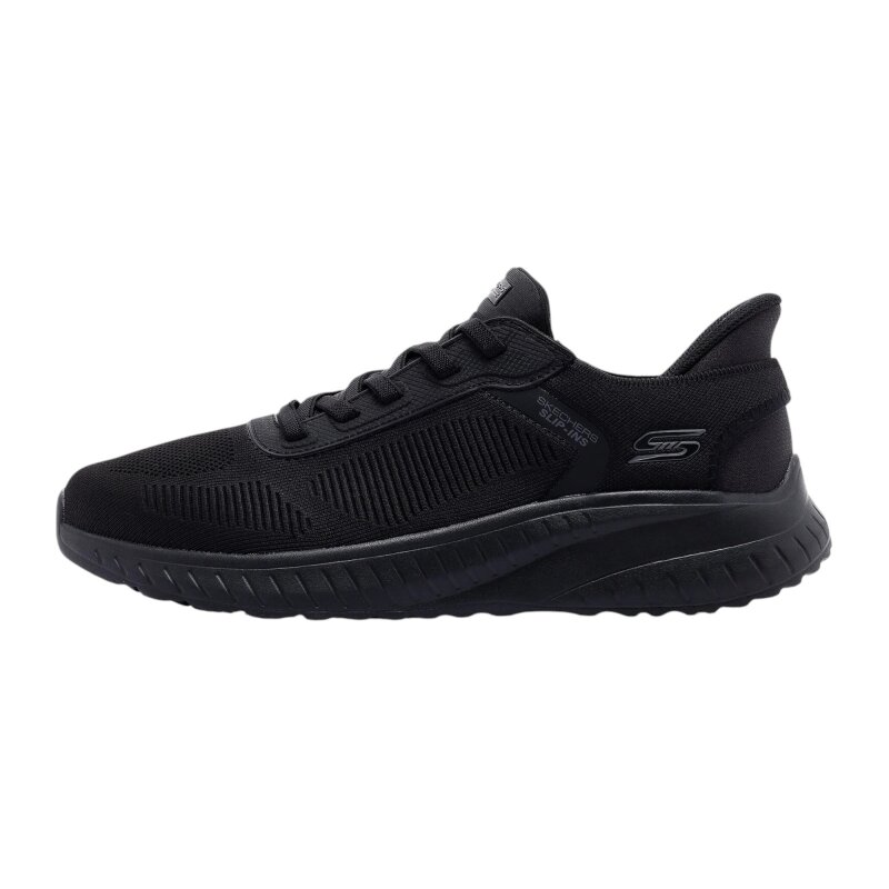 Skechers Bobs Squad Chaos Solid Step Siyah Erkek Günlük Ayakkabı - 1