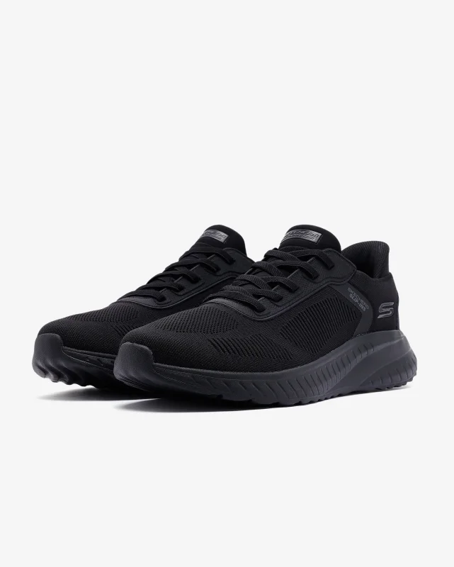 Skechers Bobs Squad Chaos Solid Step Siyah Erkek Günlük Ayakkabı - 5