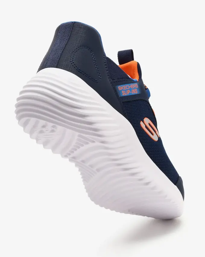 Skechers Bounder Brisk-Burst Lacivert Çocuk Günlük Ayakkabı - 7