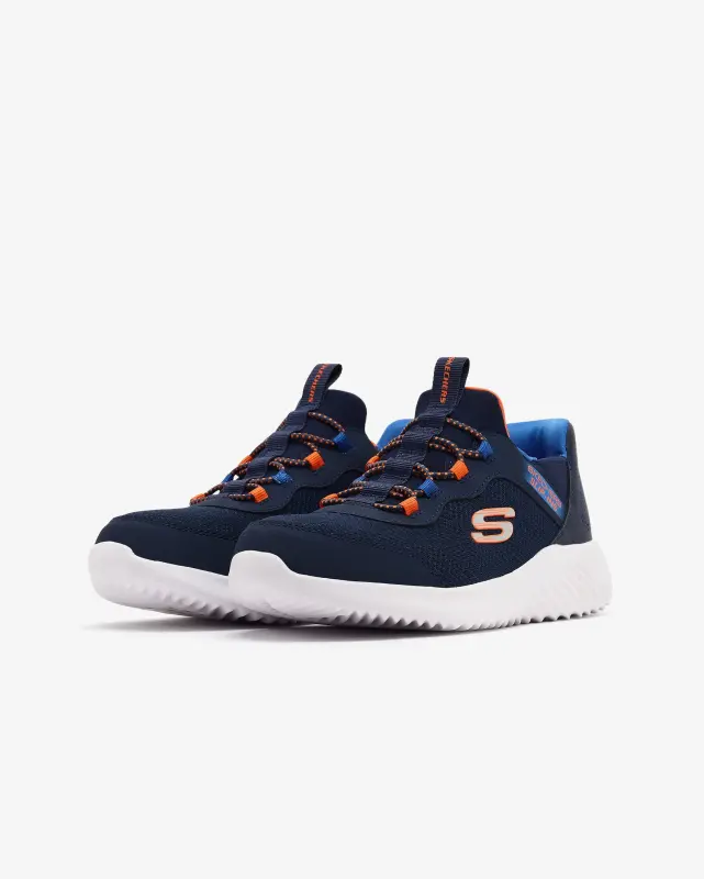 Skechers Bounder Brisk-Burst Lacivert Çocuk Günlük Ayakkabı - 3