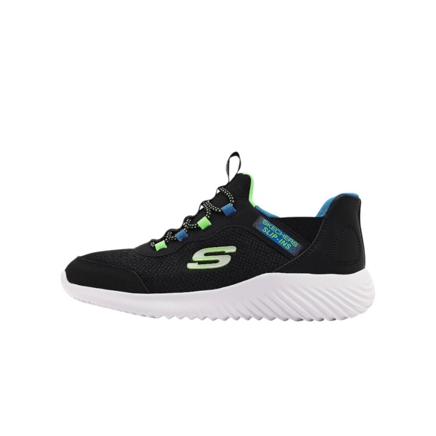 Skechers Bounder Brisk-Burst Siyah Çocuk Günlük Ayakkabı - 1