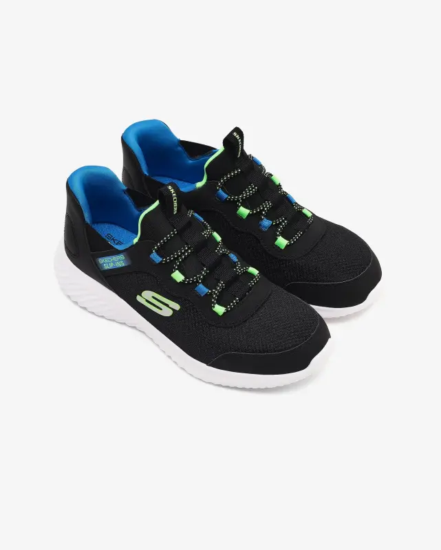 Skechers Bounder Brisk-Burst Siyah Çocuk Günlük Ayakkabı - 6