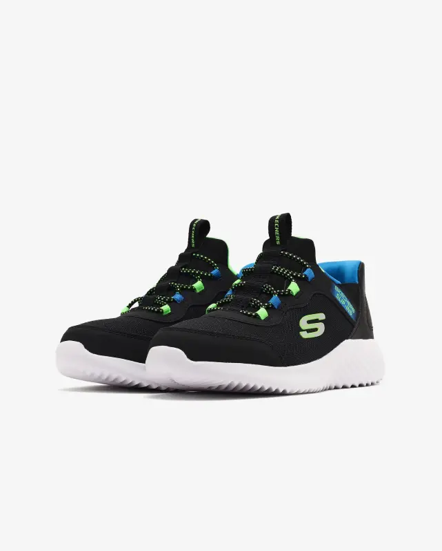 Skechers Bounder Brisk-Burst Siyah Çocuk Günlük Ayakkabı - 3