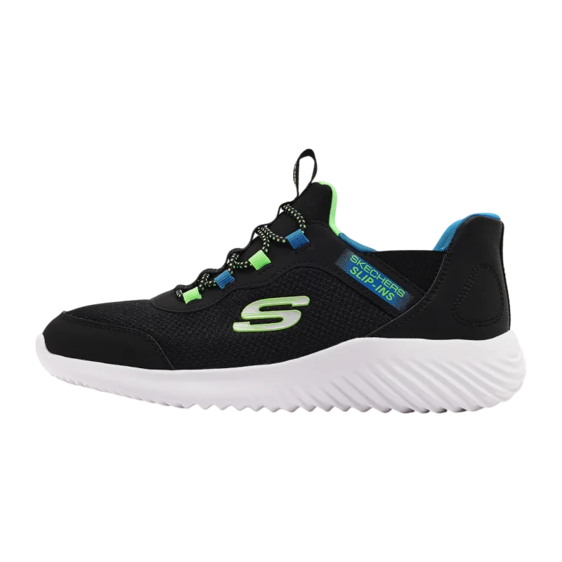 Skechers Bounder Brisk-Burst Siyah Çocuk Günlük Ayakkabı - 1