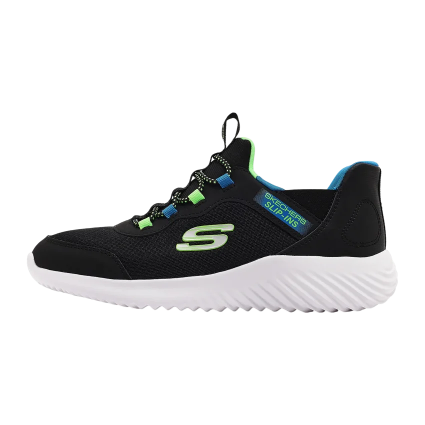 Skechers Bounder Brisk-Burst Siyah Çocuk Günlük Ayakkabı - 1