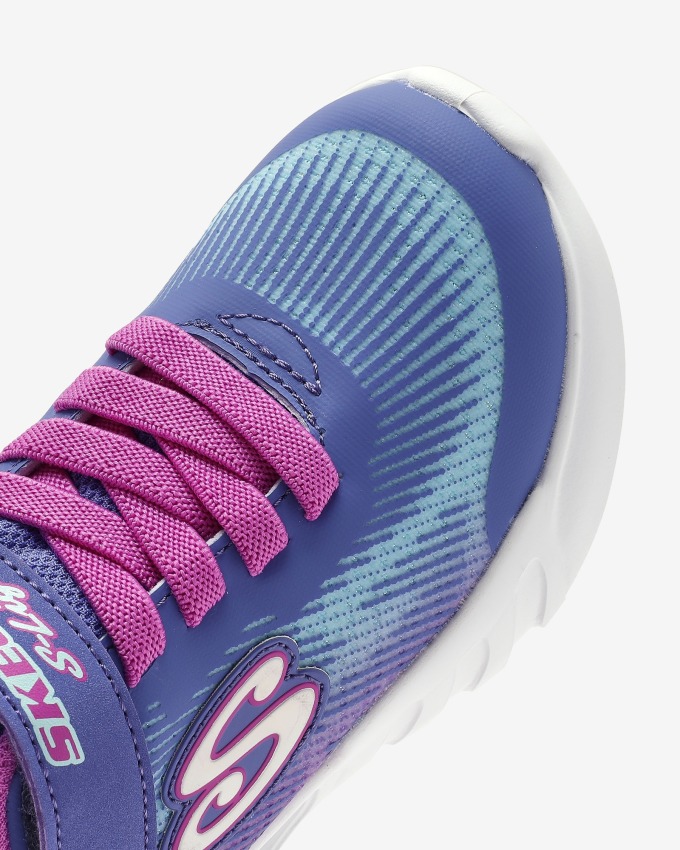 Skechers Cosmic Glow Rainbow Beam Mor Çocuk Günlük Ayakkabı - 6