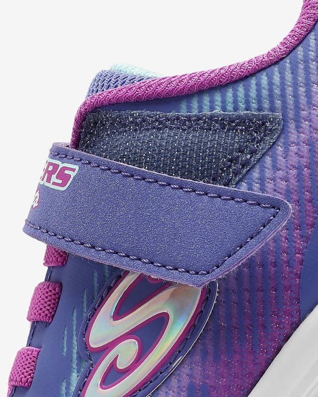 Skechers Cosmic Glow Rainbow Beam Mor Çocuk Günlük Ayakkabı - 7