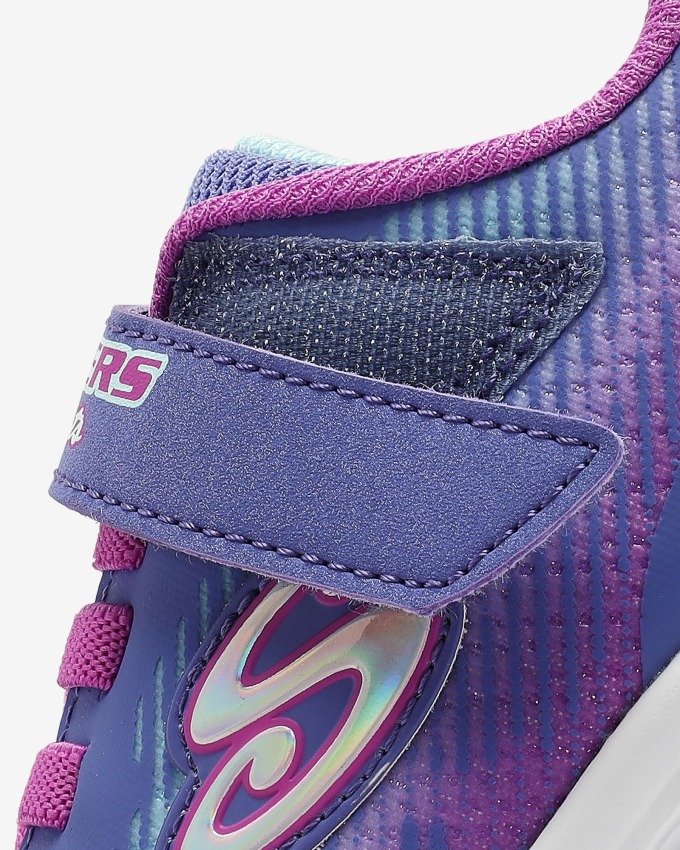 Skechers Cosmic Glow Rainbow Beam Mor Çocuk Günlük Ayakkabı - 7