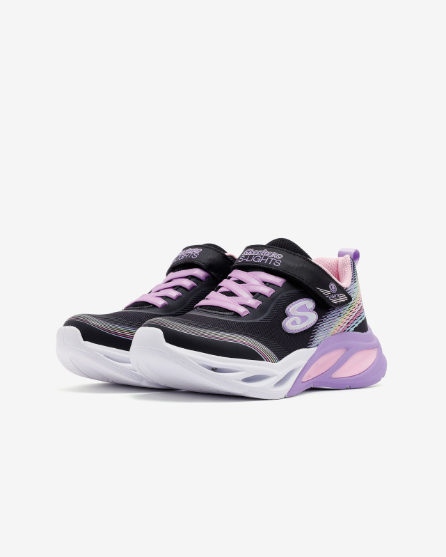 Skechers Cosmic Glow Rainbow Beam Siyah Çocuk Günlük Ayakkabı - 3