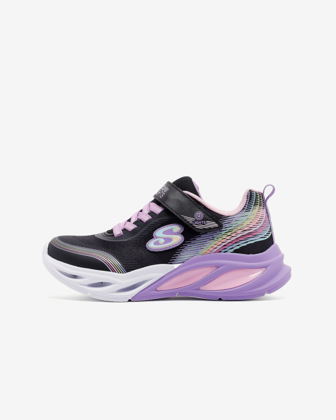 Skechers Cosmic Glow Rainbow Beam Siyah Çocuk Günlük Ayakkabı - 2
