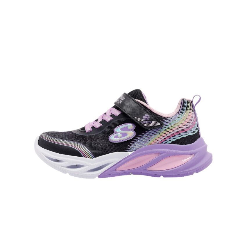 Skechers Cosmic Glow Rainbow Beam Siyah Çocuk Günlük Ayakkabı - 1