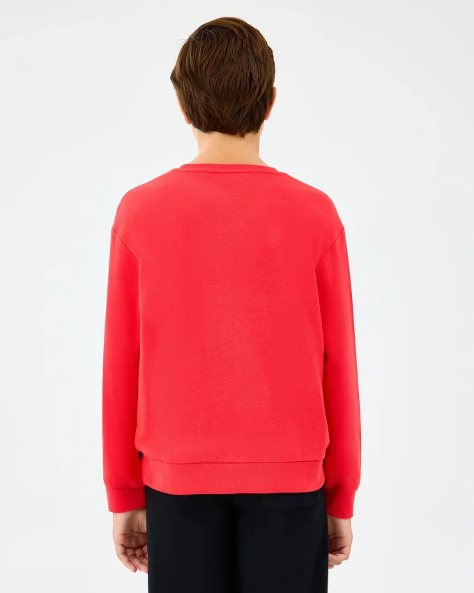 Skechers Crewneck Kırmızı Çocuk Sweatshirt - 3