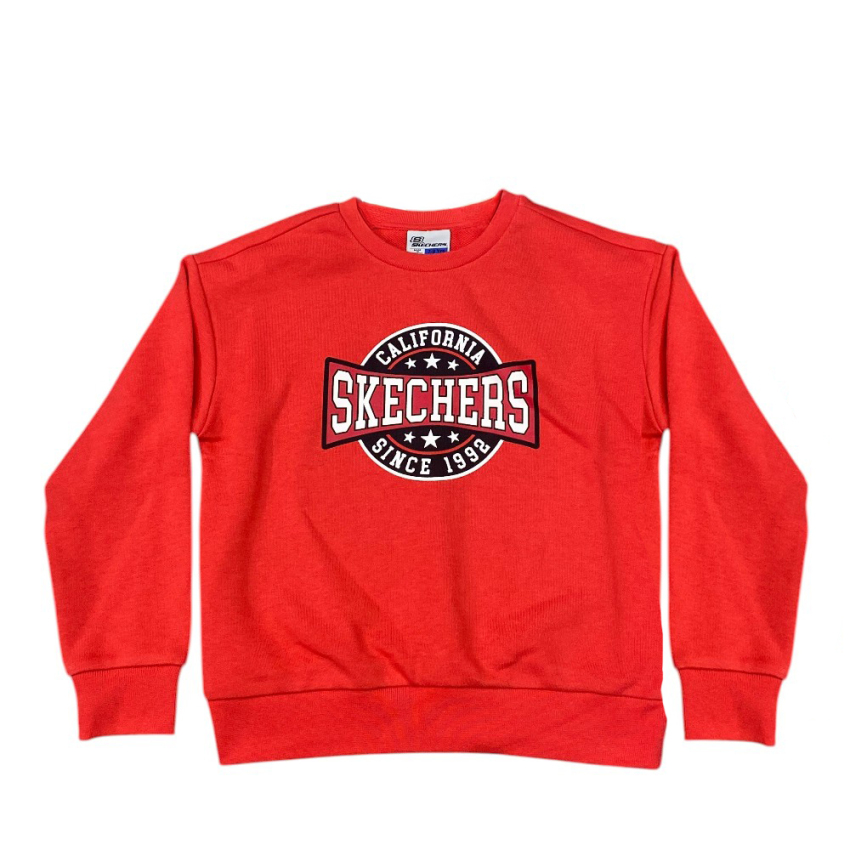 Skechers Crewneck Kırmızı Çocuk Sweatshirt - 1