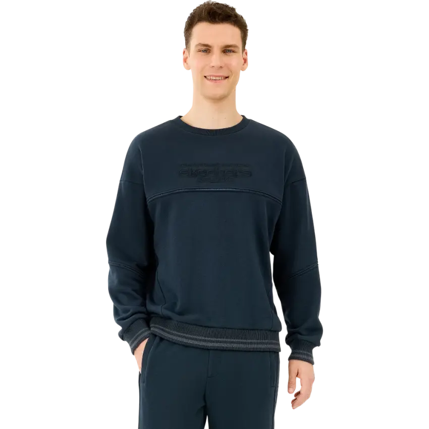 Skechers Crewneck Siyah Erkek Sweatshirt - 1