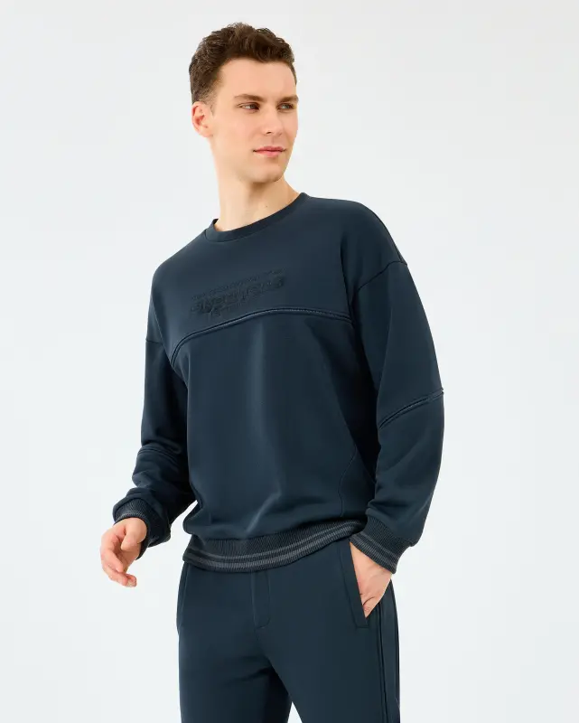 Skechers Crewneck Siyah Erkek Sweatshirt - 2