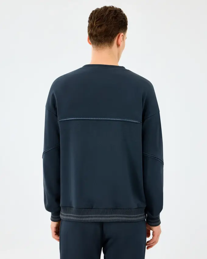 Skechers Crewneck Siyah Erkek Sweatshirt - 3