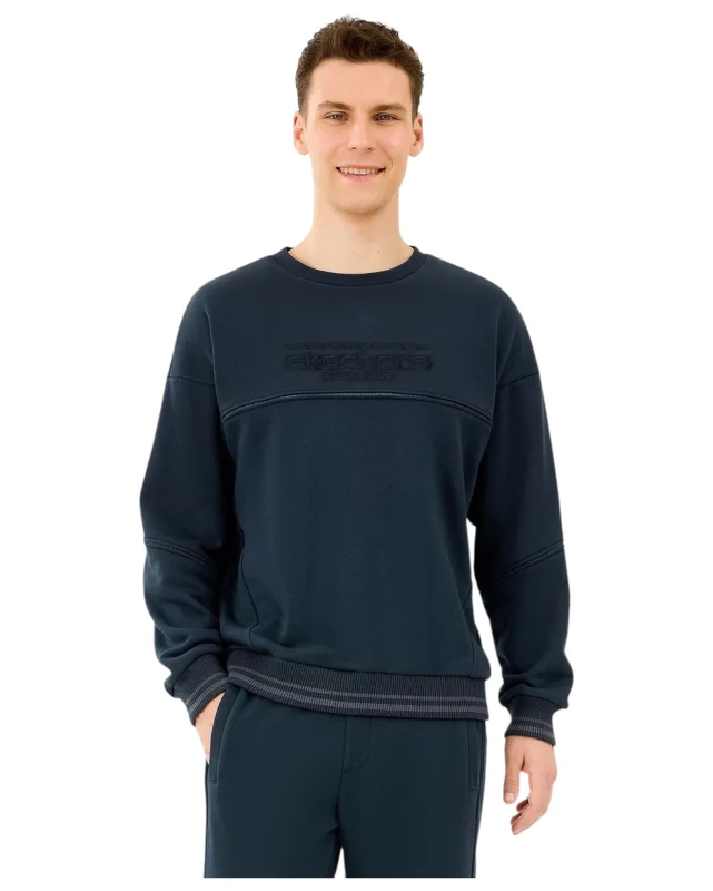 Skechers Crewneck Siyah Erkek Sweatshirt - 1