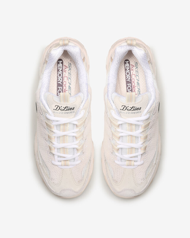 Skechers D'LITES BEYAZ Kadın Sneaker Ayakkabı - 3