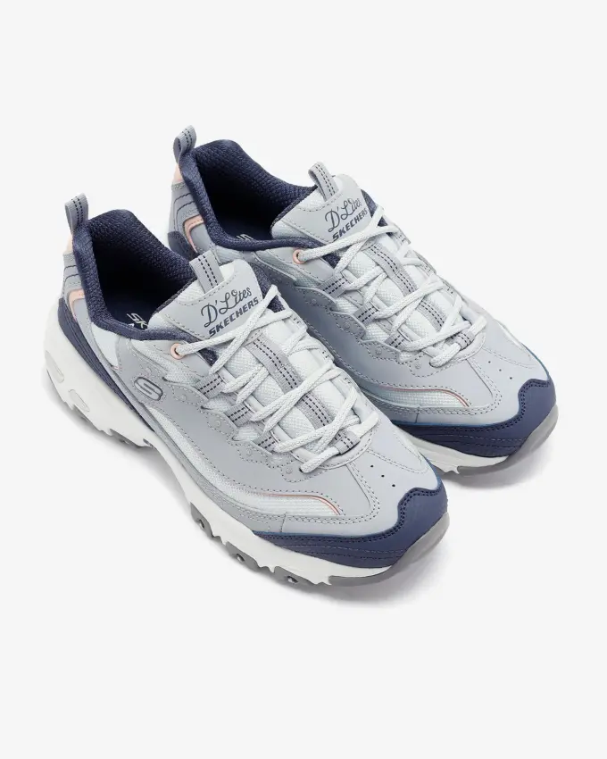 Skechers D'Lites - Popular Vote Mavi Kadın Sneaker Ayakkabı - 5