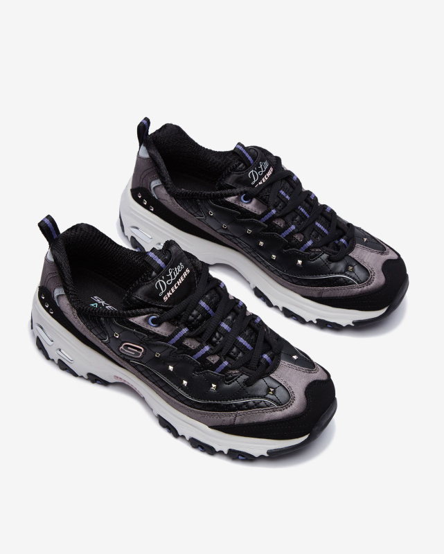 Skechers D'lites Siyah Kadın Sneaker Ayakkabı - 6